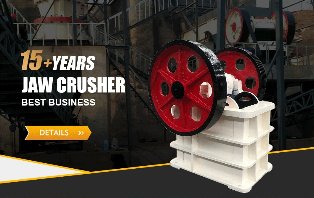 PE Small Coal Gangue Crusher Rock Crushing Crusher Jaw Series Crusher with Electric Motor